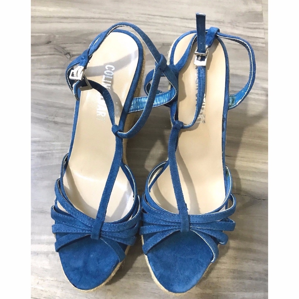 NWOB VICTORIA'S SECRET SUEDE ESPADRILLE WEDGE 8.5